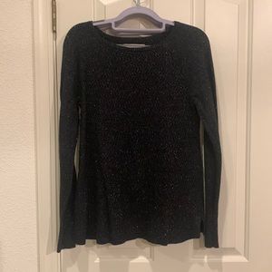 LOFT Sparkly Black Sweater